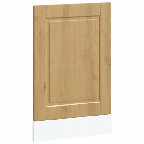 Vaatwasserpaneel Porto 45x1,5x57 cm bewerkt hout artisanaal eiken 2