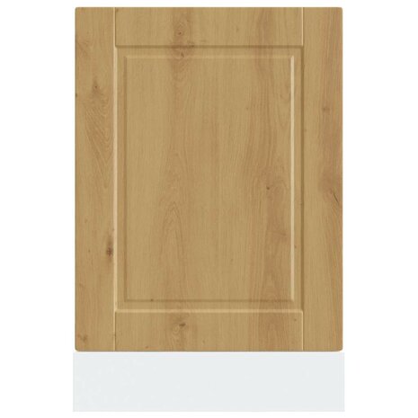 Vaatwasserpaneel Porto 45x1,5x57 cm bewerkt hout artisanaal eiken 4