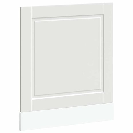 Vaatwasserpaneel Porto 60x1,5x57 cm bewerkt hout wit 2