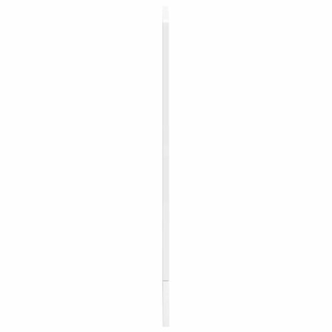 Vaatwasserpaneel Porto 60x1,5x57 cm bewerkt hout hoogglans wit 5