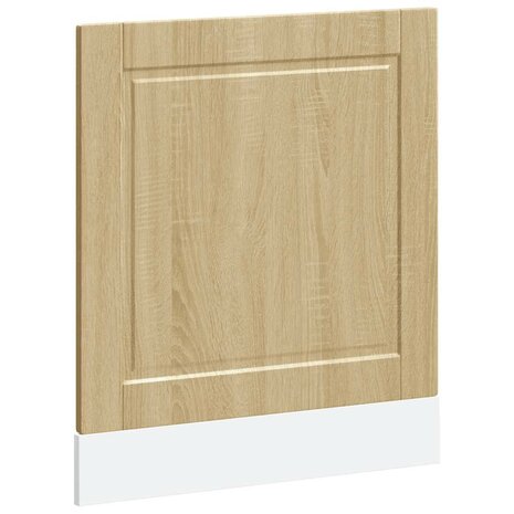 Vaatwasserpaneel Porto 60x1,5x57 cm bewerkt hout sonoma eikenkleur 2