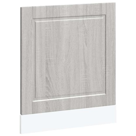 Vaatwasserpaneel Porto 60x1,5x57cm bewerkt hout grijs sonoma eiken 2