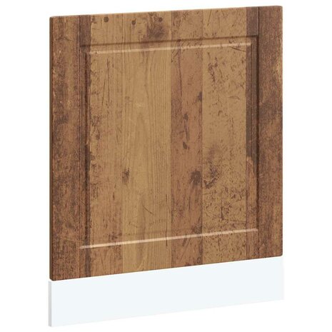 Vaatwasserpaneel Porto 60x1,5x57 cm bewerkt hout oud houtkleurig 2