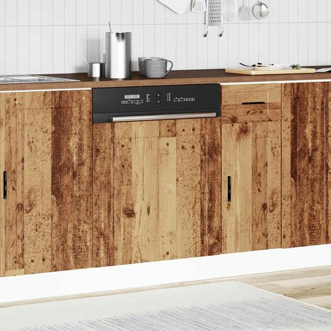 Vaatwasserpaneel Porto 60x1,5x57 cm bewerkt hout oud houtkleurig 3