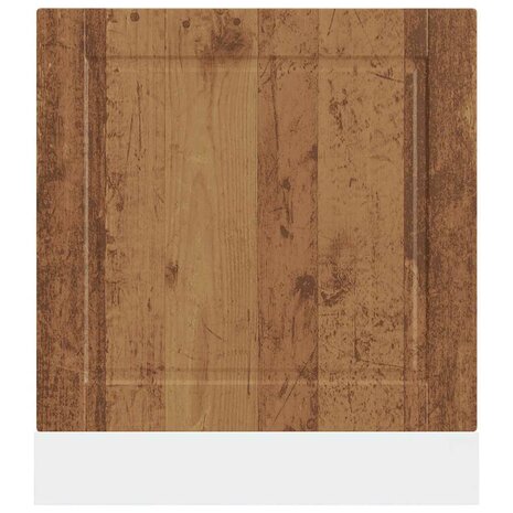 Vaatwasserpaneel Porto 60x1,5x57 cm bewerkt hout oud houtkleurig 4