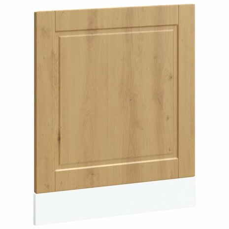 Vaatwasserpaneel Porto 60x1,5x57 cm bewerkt hout artisanaal eiken 2