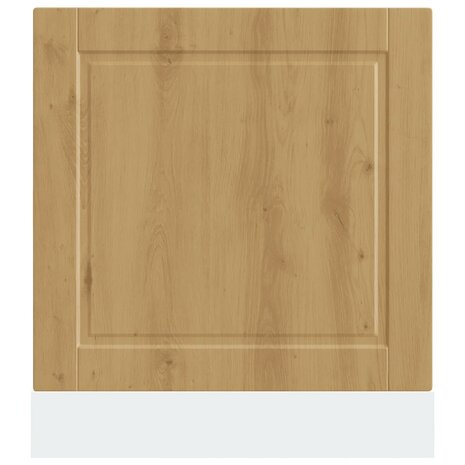 Vaatwasserpaneel Porto 60x1,5x57 cm bewerkt hout artisanaal eiken 4