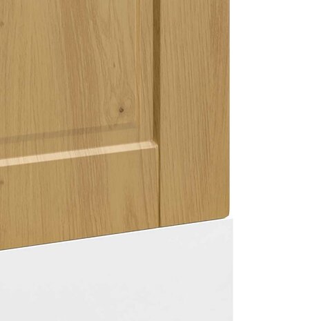 Vaatwasserpaneel Porto 60x1,5x57 cm bewerkt hout artisanaal eiken 7