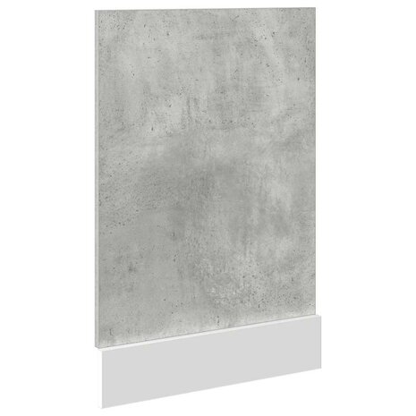 Vaatwasserpaneel Lyon 45x3x67 cm betongrijs 5