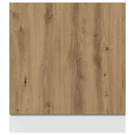 Vaatwasserpaneel Lyon 60x1,5x67 cm bewerkt hout artisanaal eiken 3