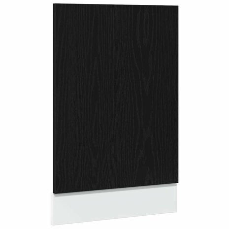 Vaatwasserpaneel Lyon 45x1,5x67 cm bewerkt hout zwart eiken 2