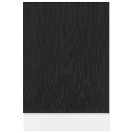 Vaatwasserpaneel Lyon 45x1,5x67 cm bewerkt hout zwart eiken 4