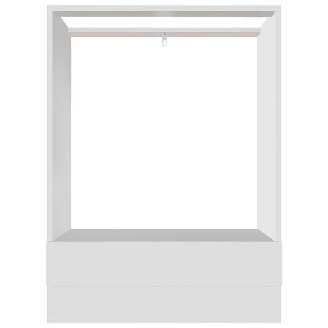 Ovenkast Lyon 60x46x81,5 cm bewerkt hout wit 5