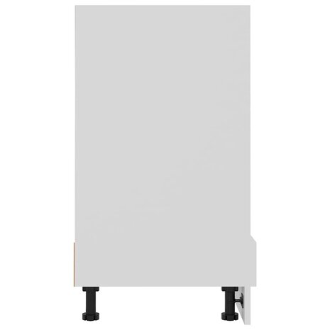 Ovenkast Lyon 60x46x81,5 cm bewerkt hout wit 6