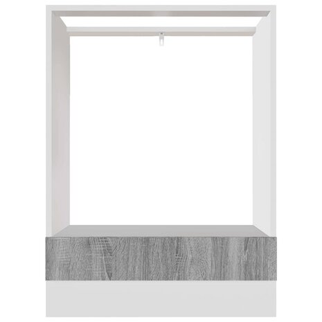 Ovenkast Lyon 60x46x81,5 cm grijs sonoma eikenkleurig 5