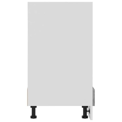 Ovenkast Lyon 60x46x81,5 cm grijs sonoma eikenkleurig 6