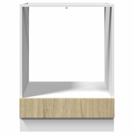 Ovenkast 60x46x81,5 cm spaanplaat sonoma eikenkleurig 5