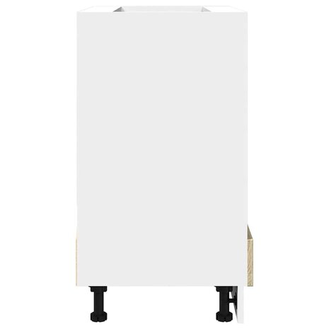 Ovenkast 60x46x81,5 cm spaanplaat sonoma eikenkleurig 6