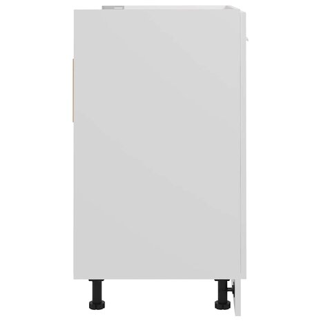 Wastafelonderkast Lyon 80x46x81,5 cm bewerkt hout wit 8
