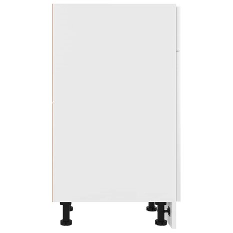 Onderkast met lade Lyon 30x46x81,5 cm bewerkt hout wit 9
