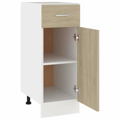 Onderkast met lade Lyon 30x46x81,5 cm bewerkt hout sonoma eiken 5