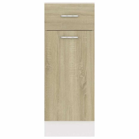 Onderkast met lade Lyon 30x46x81,5 cm bewerkt hout sonoma eiken 7