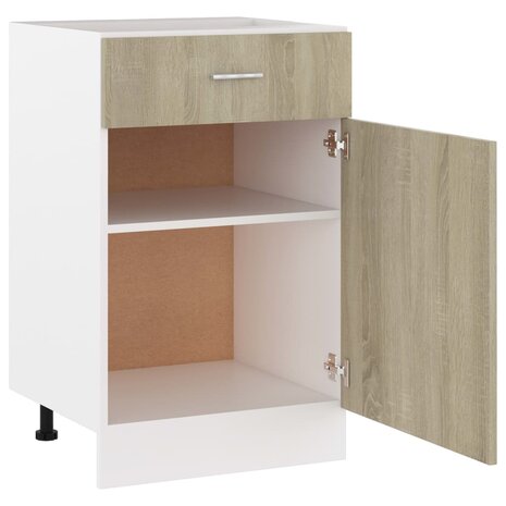 Onderkast met lade Lyon 50x46x81,5 cm sonoma eikenkleur 5