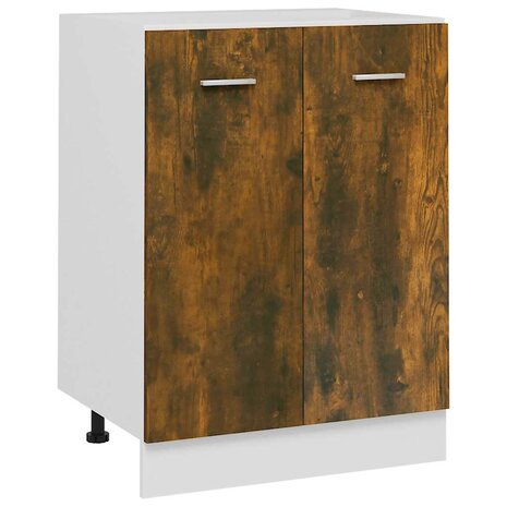 Onderkast Lyon 60x46x81,5 cm bewerkt hout gerookt eikenkleurig 2