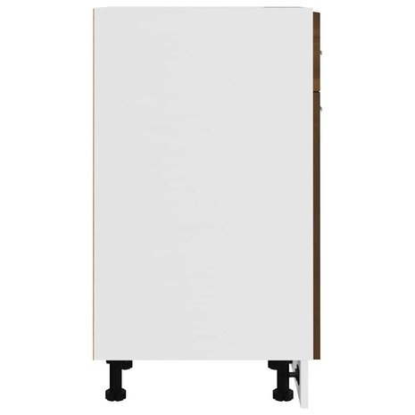 Onderkast met lade Lyon 30x46x81,5 cm bewerkt hout bruin eikenkleur 6