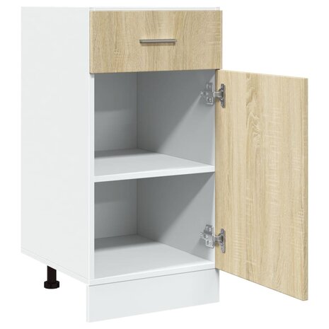 Onderkast met lade Lyon 40x46x81,5 cm bewerkt hout sonoma eikenkleurig 5
