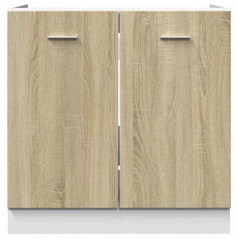 Onderkast Lyon 80x46x81,5 cm bewerkt hout sonoma eikenkleurig 5