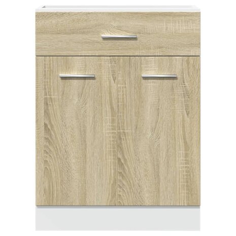 Onderkast met lade Lyon 60x46x81,5 cm bewerkt hout sonoma eikenkleurig 5