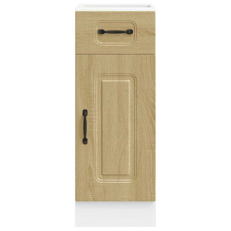 Onderkast Kalmar bewerkt hout sonoma eikenkleurig 4