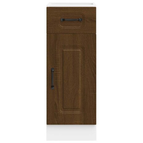 Onderkast Kalmar bewerkt hout bruin eikenkleur 4