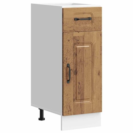 Onderkast Kalmar bewerkt hout oud houtkleurig 2