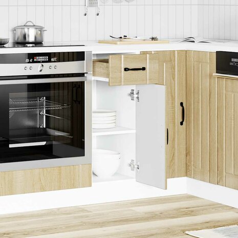 Onderkast Lucca bewerkt hout sonoma eikenkleurig 2