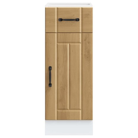 Onderkast Lucca bewerkt hout artisanaal eikenkleur 4