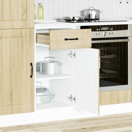 Onderkast Lucca bewerkt hout sonoma eikenkleurig 2