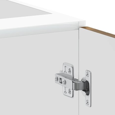 Onderkast "Porto" bewerkt hout gerookt eikenkleurig 9