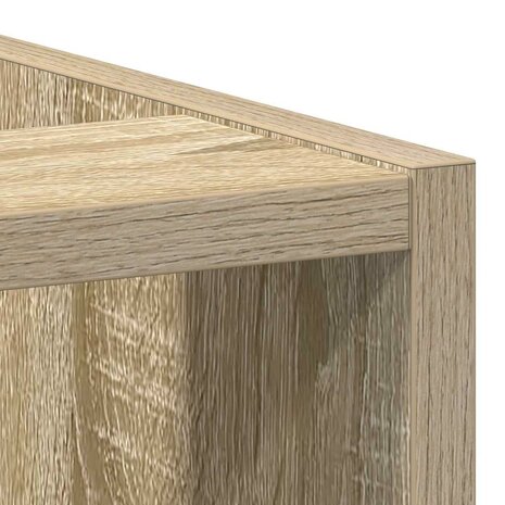 Onderkast 20x44,5x81,5 cm bewerkt hout sonoma eikenkleurig 7