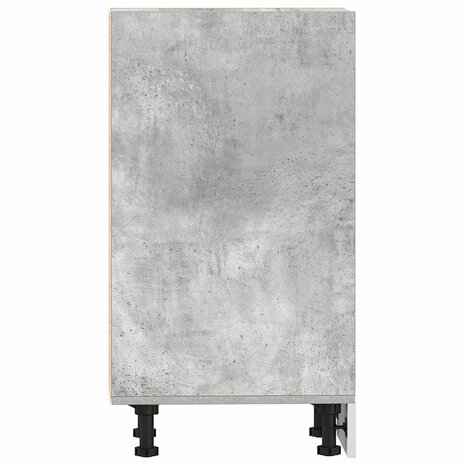 Onderkast Riga 20x44,5x81,5 cm bewerkt hout betongrijs 5