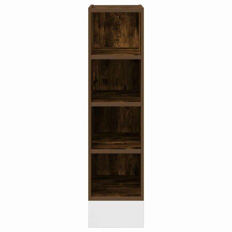 Onderkast Riga 20x44,5x81,5 cm bewerkt hout gerookt eikenkleurig 4