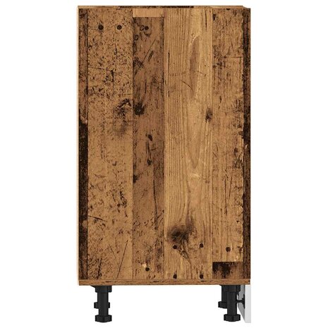 Onderkast 20x44,5x81,5 cm bewerkt hout oud houtkleurig 5
