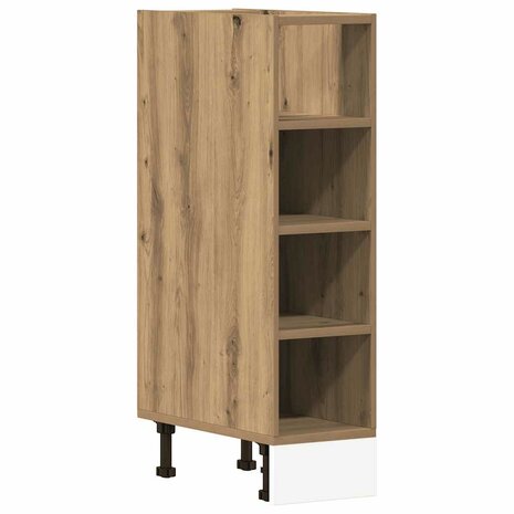 Onderkast Riga 20x44,5x81,5 cm bewerkt hout artisanaal eikenkleur 2