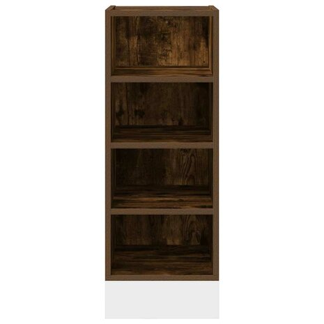 Onderkast Riga 30x44,5x81,5 cm bewerkt hout gerookt eikenkleurig 4