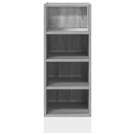 Onderkast Riga 30x44,5x81,5cm bewerkt hout grijs sonoma eikenkleurig 4
