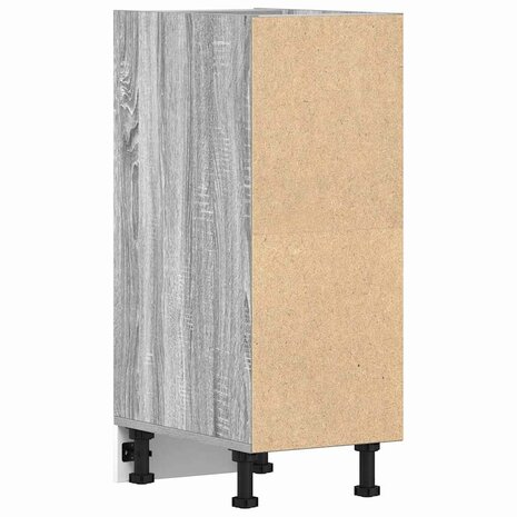 Onderkast Riga 30x44,5x81,5cm bewerkt hout grijs sonoma eikenkleurig 6