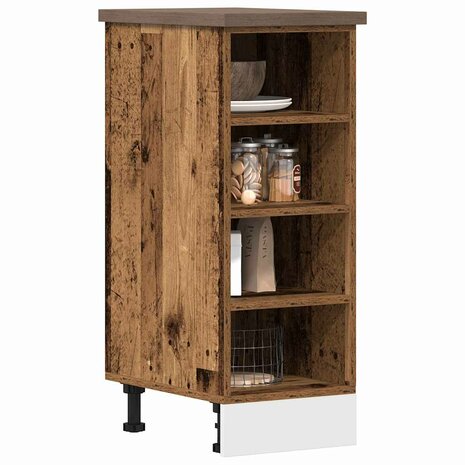 Onderkast Riga 30x44,5x81,5 cm bewerkt hout oud houtkleurig 1