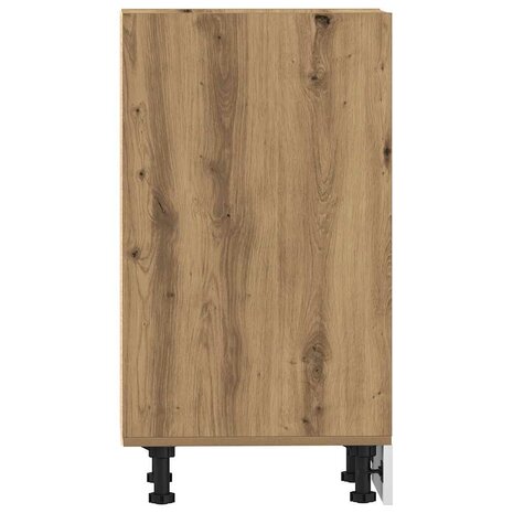 Onderkast Riga 30x44,5x81,5 cm bewerkt hout artisanaal eikenkleur 5