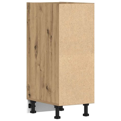 Onderkast Riga 30x44,5x81,5 cm bewerkt hout artisanaal eikenkleur 6